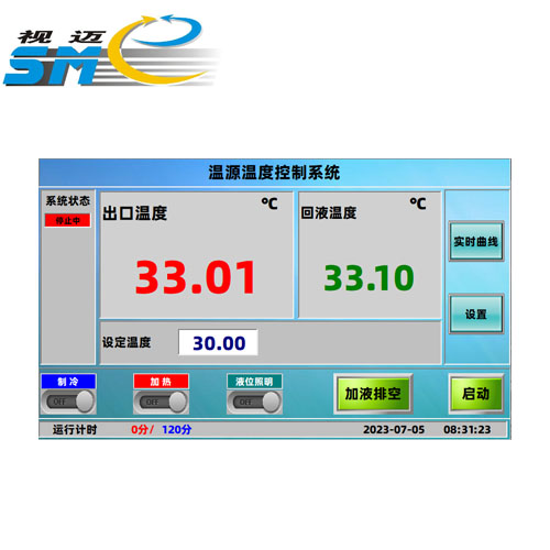 出口控溫版-高低溫一體機控制器